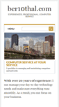 Mobile Screenshot of ber10thal.com